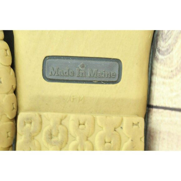 Vintage LL Bean Brown Leather Hook & Loop Unlined Duck Boots Size 10 M - Picture 9 of 10